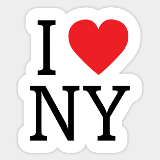 I Love New York Sticker